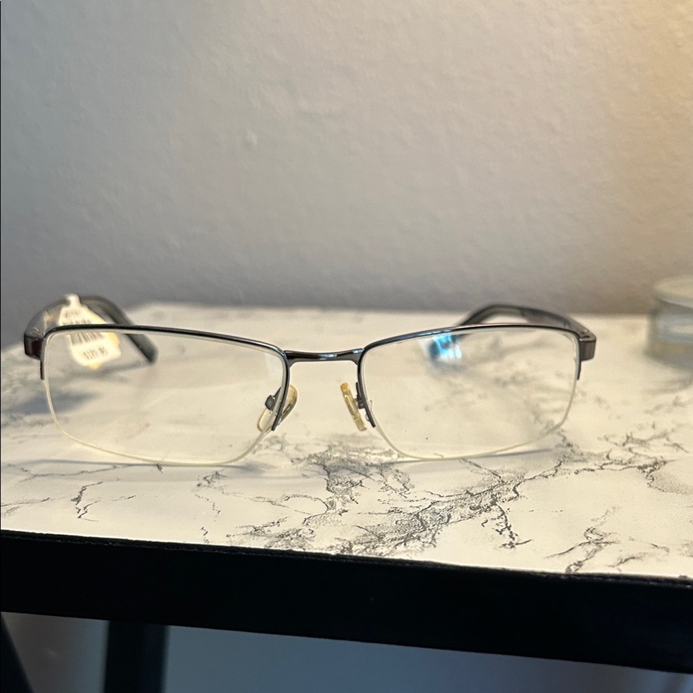 Caterpillar Stylish Silver Eyeglasses For Man Size 59-18-140